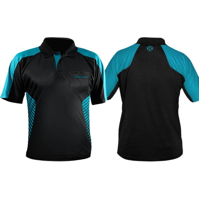 Billaresbalsalobre Camiseta Harrows Darts Vivid Aqua L - Imagen 2