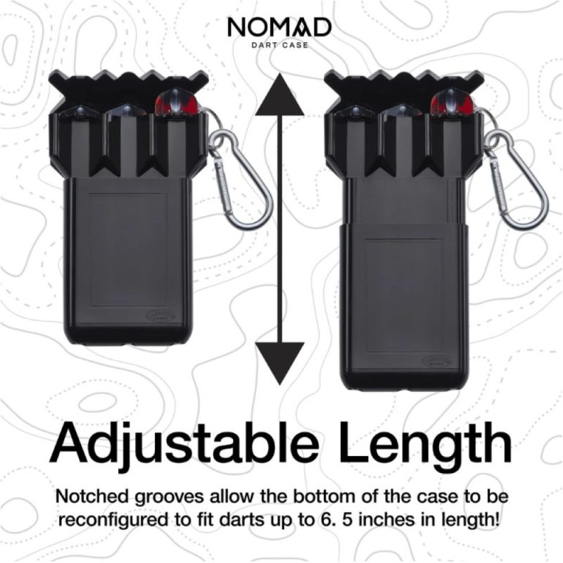 Billaresbalsalobre Funda Dardos Casemaster Nomad Adjustable Dart Case Black  36-1000-01 - Imagen 3