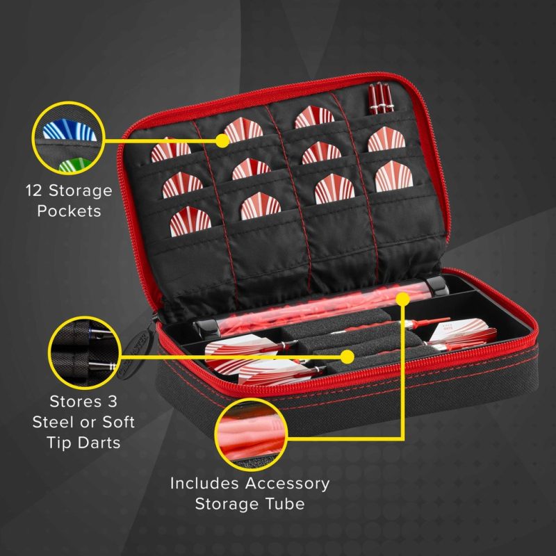 Billaresbalsalobre Casemaster Plazma Darts Red 36-0700-02 - Imagen 4