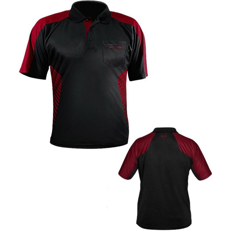 Billaresbalsalobre Camiseta Harrows Darts Vivid Deep Red M - Imagen 2