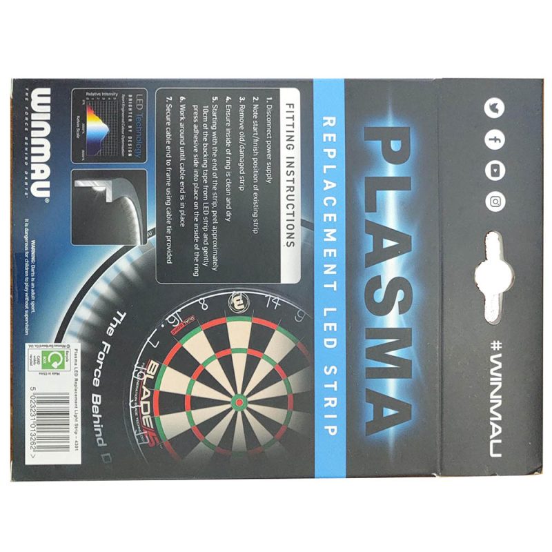 Billaresbalsalobre Repuesto Dartboard Light Plasma Winmau Darts Leds 4301 - Imagen 3