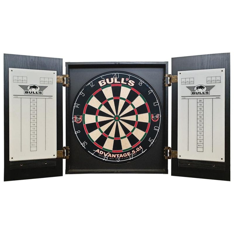 Billaresbalsalobre Armario Bulls Beer Menu Deluxe Cabinet Wood Black 67209 - Imagen 3