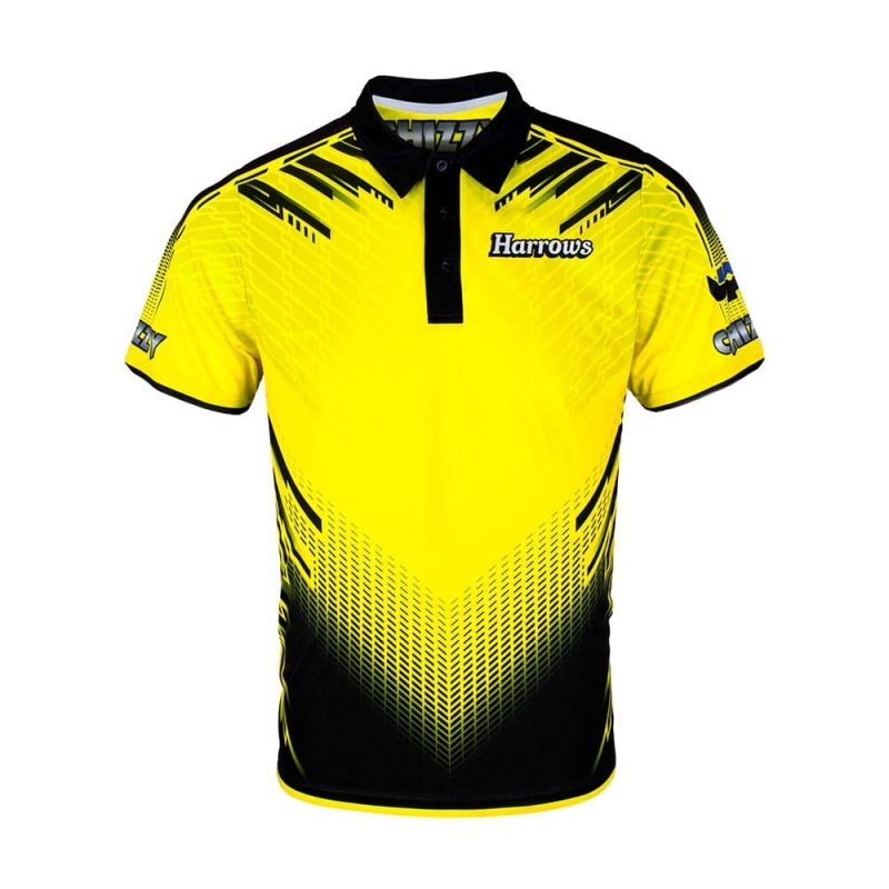 Billaresbalsalobre Camiseta Harrows Darts Chizzy Amarillo XL ME64003 - Imagen 2