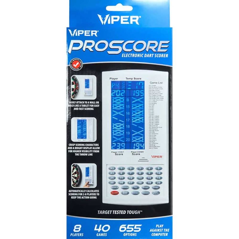 Billaresbalsalobre Marcador Viper ProScore Darts Scorer Blanco 37-0128 - Imagen 3