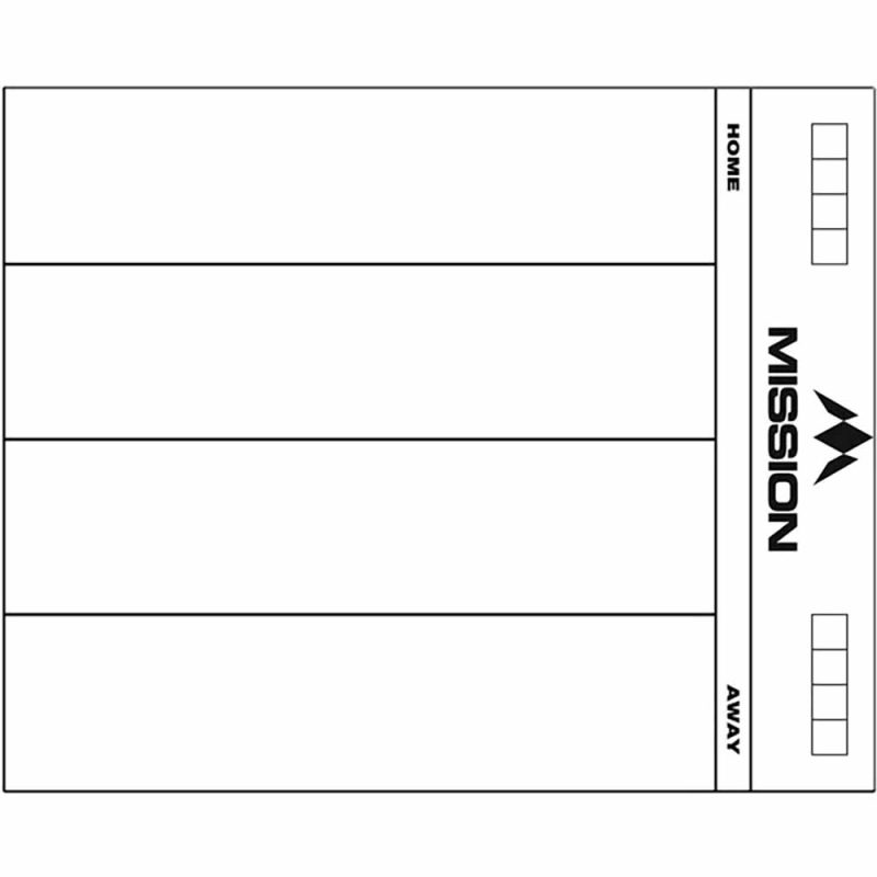 Billaresbalsalobre Pizarra Mission Darts Whiteboard 501 Blanca MB02 - Imagen 2