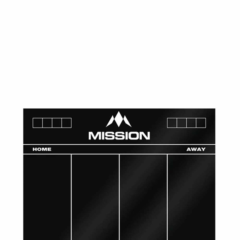 Billaresbalsalobre Pizarra Mission Darts Whiteboard 501 Negra MB03 - Imagen 2