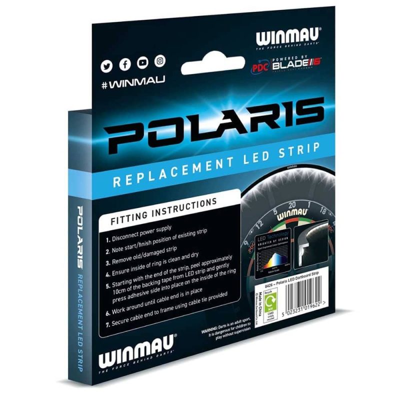 Billaresbalsalobre Repuesto Dartboard Light Polaris Winmau Darts Leds 8426 - Imagen 2