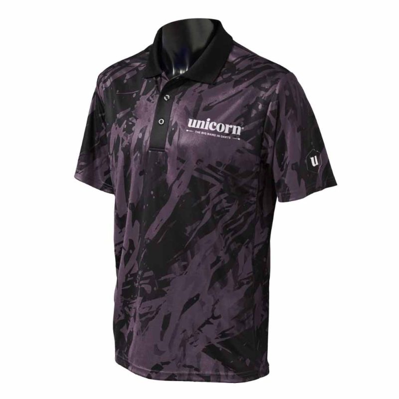 Billaresbalsalobre Polo Unicorn Darts Pro-Tech Camo Black XL 808BKXL - Imagen 2