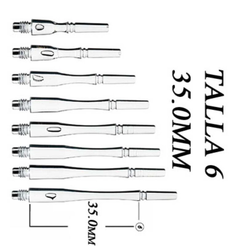 Billaresbalsalobre Cañas Fit Shaft Gear Hybrid Giratoria Blanca Talla 6 - Imagen 3