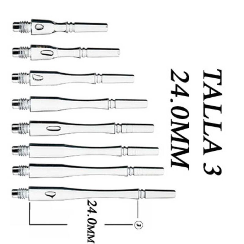 Billaresbalsalobre Cañas Fit Shaft Gear Hybrid Giratoria Blanca Talla 3 - Imagen 3