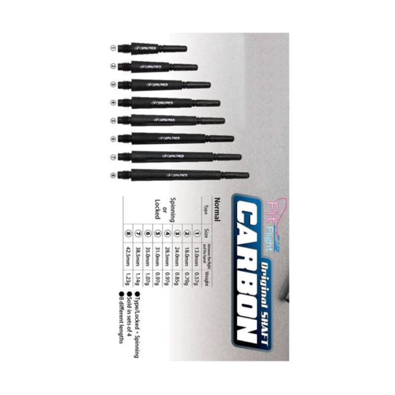 Billaresbalsalobre Cañas Fit Shaft Carbon Pearl Blanca Locked Fija Talla 2 - Imagen 3