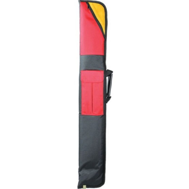 Billaresbalsalobre Funda Taco Billar Prince Negro Rojo 2P 1F 87cm 6273 - Imagen 2