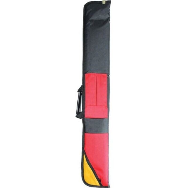 Billaresbalsalobre Funda Taco Billar Prince Negro Rojo 2P 1F 87cm 6273 - Imagen 3