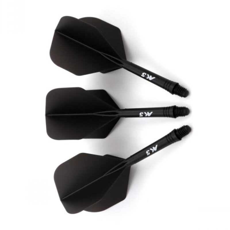 Billaresbalsalobre Plumas Cuesoul Flights AK5 Shape M Negra  CSAK-51YS-MED - Imagen 3