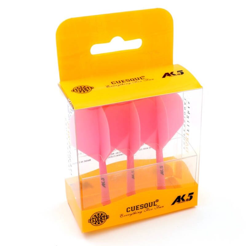 Billaresbalsalobre Plumas Cuesoul Flights AK5 Shape L Rosa  AK-56YS-L - Imagen 2