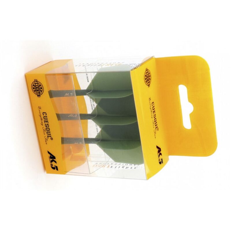 Billaresbalsalobre Plumas Cuesoul Flights AK5 Shape S Verde  AK-53YS-S - Imagen 3