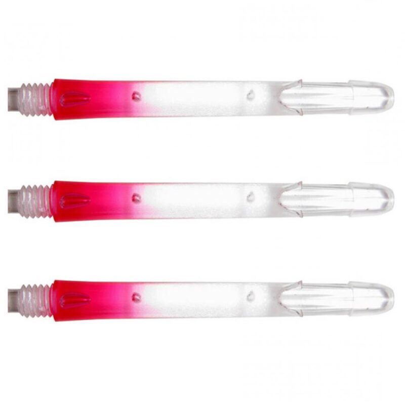 Billaresbalsalobre Cañas L-Style L-Shaft Locked Straight 2 Tone Clear Red 190 32mm - Imagen 2