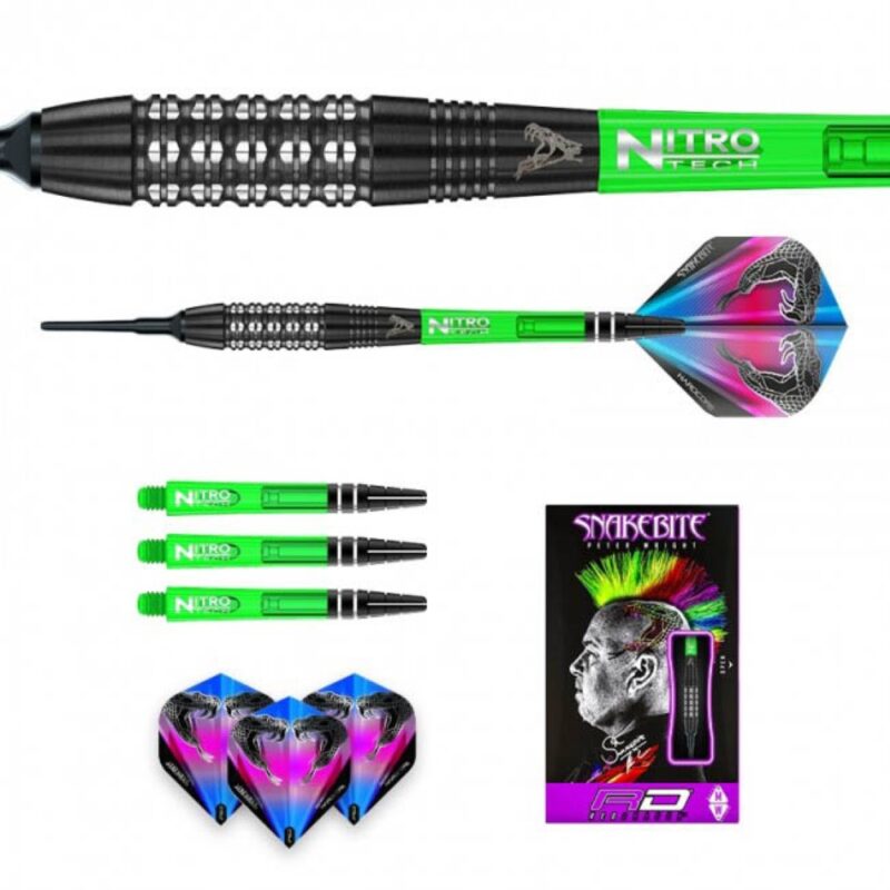 Billaresbalsalobre Darts Red Dragon Peter Wright Snakebite Black Strike 90% 20g RDD2013 - Imagen 4