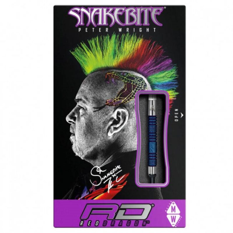 Billaresbalsalobre Dardos Red Dragon Peter Wright Snakebite Blue Element 90% 20g RDD2086 - Imagen 5