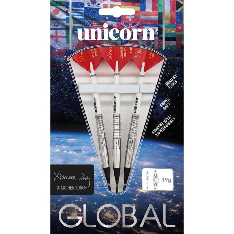 Billaresbalsalobre Dardos Unicorn Xiaochen Zong Global Tip Dart 80% 19g 04351 - Imagen 3