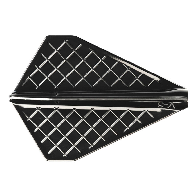 Billaresbalsalobre Plumas Cosmo Darts Flights Flight Pro V-3 Black - Imagen 3
