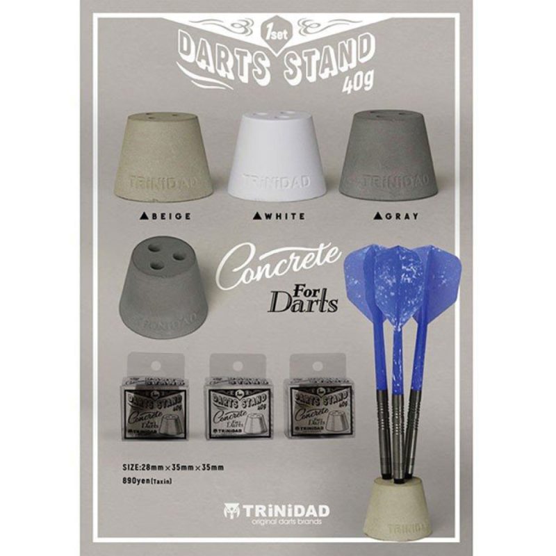 Billaresbalsalobre Trinidad Concrete Darts Stand White - Imagen 4