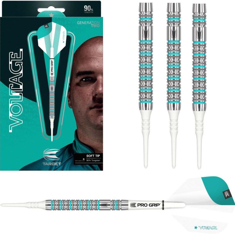 Billaresbalsalobre Dardos Target Darts Rob Cross G2 Voltage 90% 19g 210080 - Imagen 3