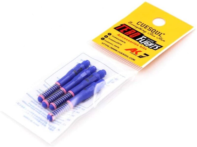 Billaresbalsalobre Cañas Shaft Cuesoul Tero Flights Purple 34mm  AK7 AK7-9C35 - Imagen 5