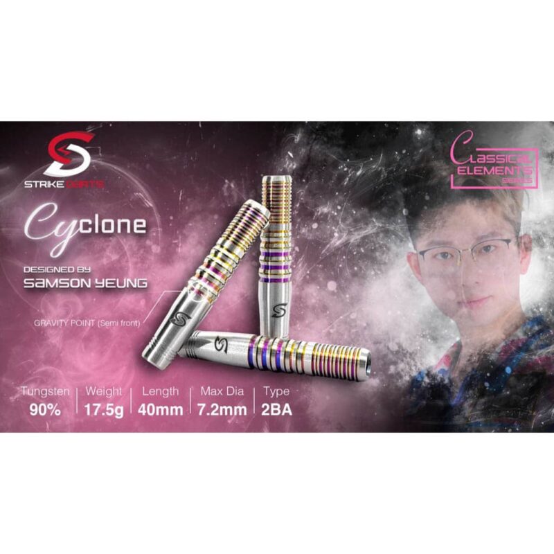 Billaresbalsalobre Dardos Strike Darts Cyclone 17.5g 90% - Imagen 3