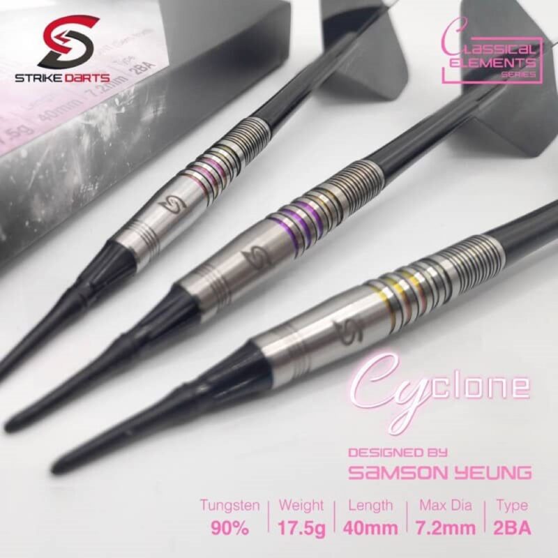 Billaresbalsalobre Dardos Strike Darts Cyclone 17.5g 90% - Imagen 4