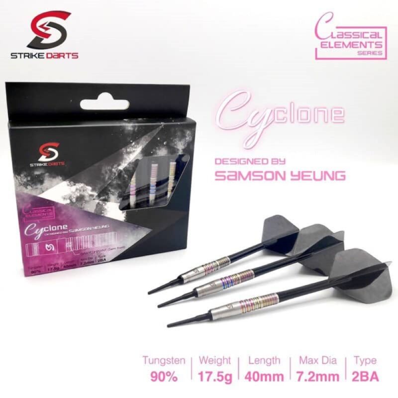 Billaresbalsalobre Dardos Strike Darts Cyclone 17.5g 90% - Imagen 5