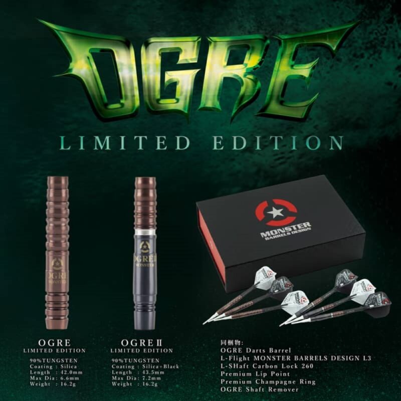 Billaresbalsalobre Dardos Monster Ogre II Limited Edition 90% 16.2g 123000268000 - Imagen 10