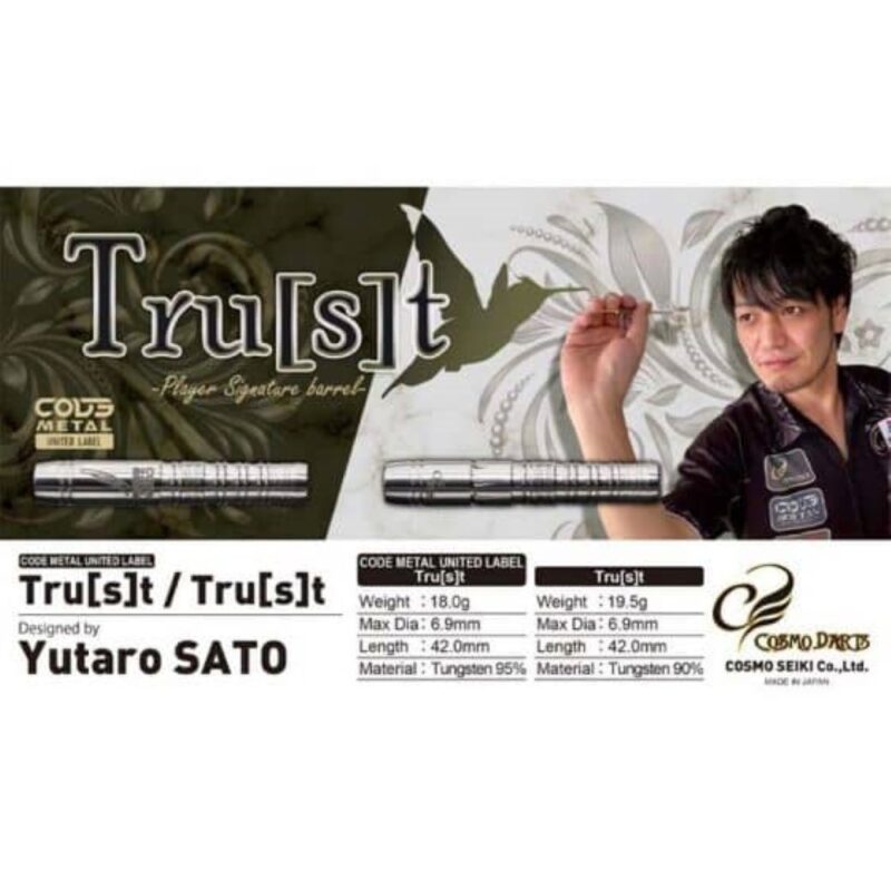 Billaresbalsalobre Dardos Cosmo Darts Trust Yutaro Sato 2ba 90% 19,5gr - Imagen 4