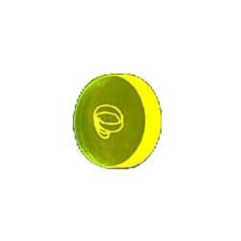 Billaresbalsalobre Soleta Original Acrylip Disk 13.7mm 3mm Yellow 03679-TR-YL - Imagen 3