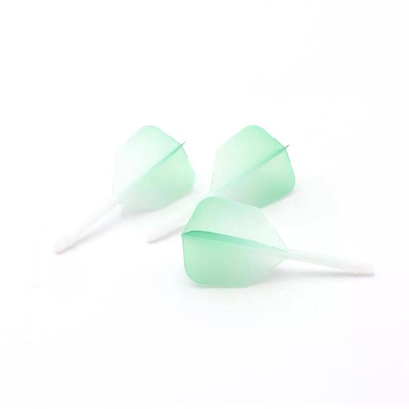 Billaresbalsalobre Plumas Flights Darts Cuesoul Tero AK5 Gradation Light Green Shape S  CSAK-53SJB - Imagen 2