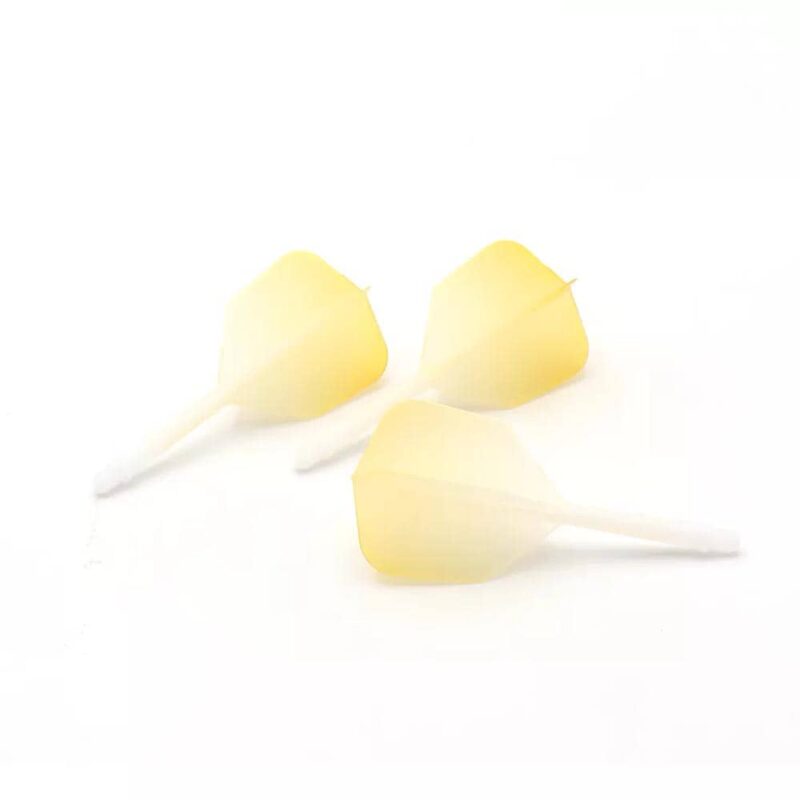 Billaresbalsalobre Plumas Flights Darts Cuesoul Tero AK5 Gradation Amarillo Shape S  CSAK-56SJB - Imagen 2