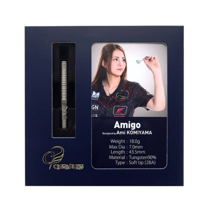 Billaresbalsalobre Dardos Cosmo Darts Amigo Ami Komiyama 18gr 90% - Imagen 5