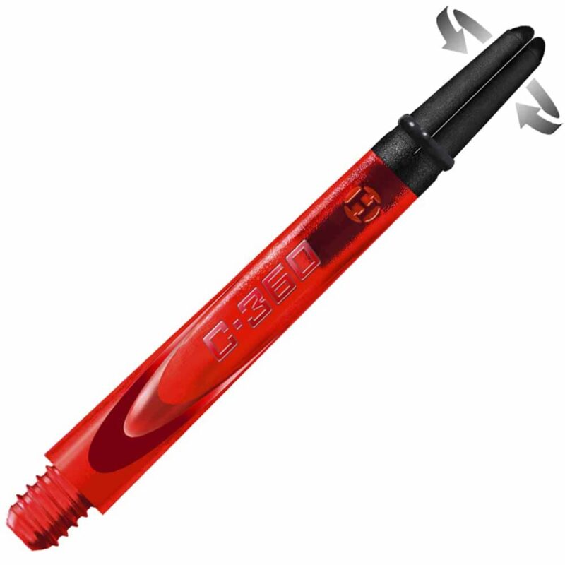 Billaresbalsalobre Cañas Harrows Darts Carbon 360 Short 35mm Rojo SH2063 - Imagen 2