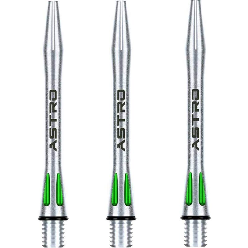 Billaresbalsalobre Cañas Winmau Darts Astro Aluminium Green Medium 46mm  7012.204 - Imagen 2