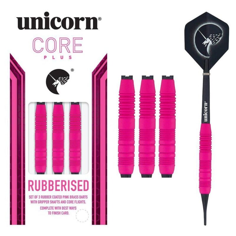 Billaresbalsalobre Dardos Unicorn Rubberised Pink 17gr Latón 4255 - Imagen 4