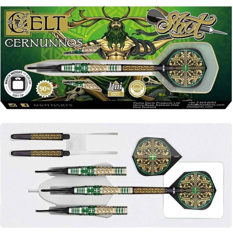 Billaresbalsalobre Dardos Shot Darts Celt Cernunnos 90% 20gr SH-CNSF-20 - Imagen 4