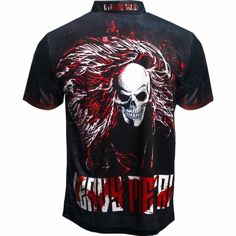 Billaresbalsalobre Camiseta Loxley Darts Ryan Searle Heavy Metal Phase 2 Talla L - Imagen 2