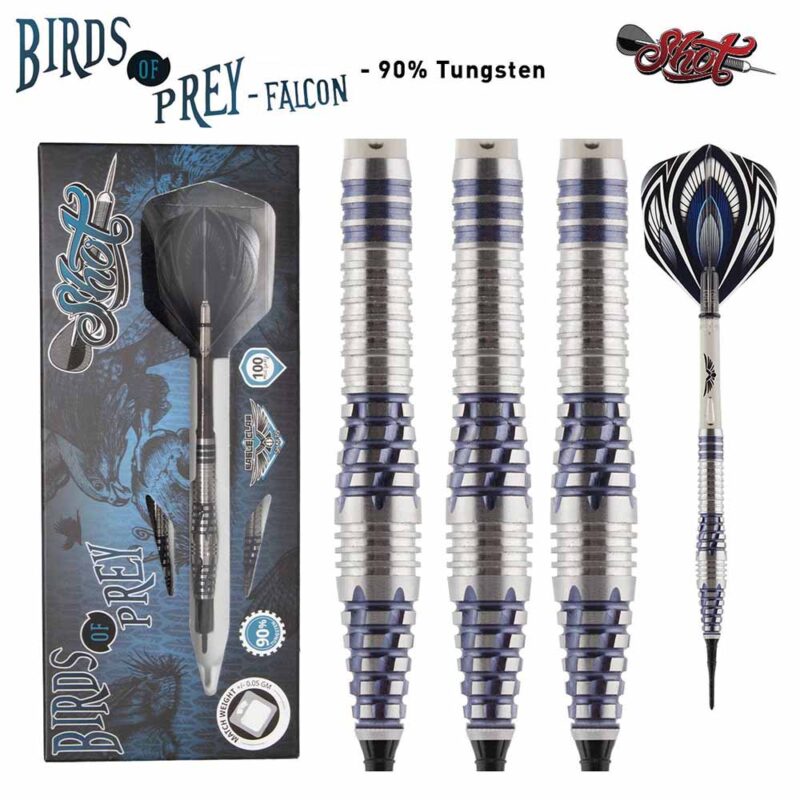 Billaresbalsalobre Dardos Shot Darts Birds Of Prey 19gr 90% SH-BPFSF-119 - Imagen 5