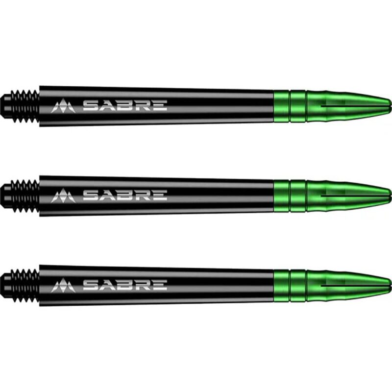 Billaresbalsalobre Cañas Mission Darts Sabre Polycarbonate Negra Verde Larga 48mm S1506 - Imagen 2