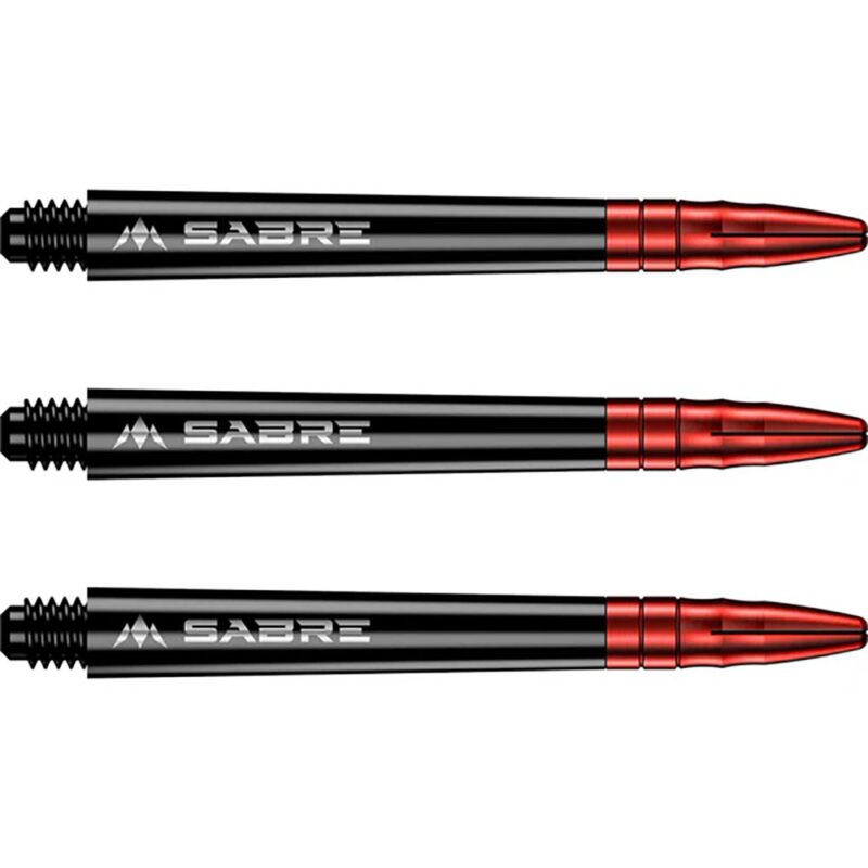 Billaresbalsalobre Cañas Mission Darts Sabre Polycarbonate Negra Roja Larga 48mm S1512 - Imagen 2