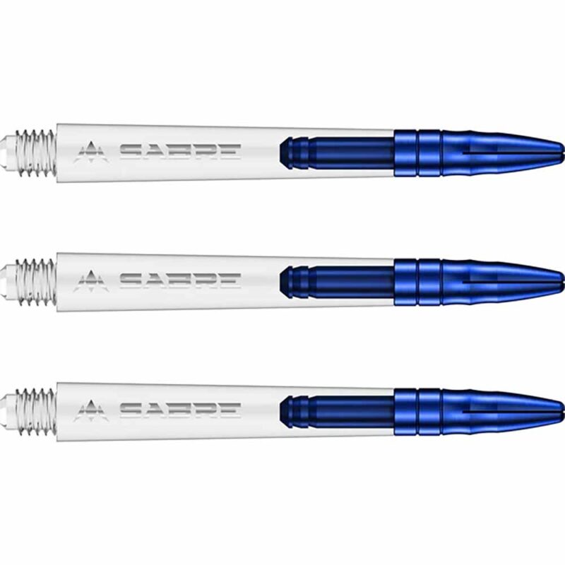 Billaresbalsalobre Cañas Mission Darts Sabre Polycarbonate Azul Transparente Intermedia 41mm S1531 - Imagen 2