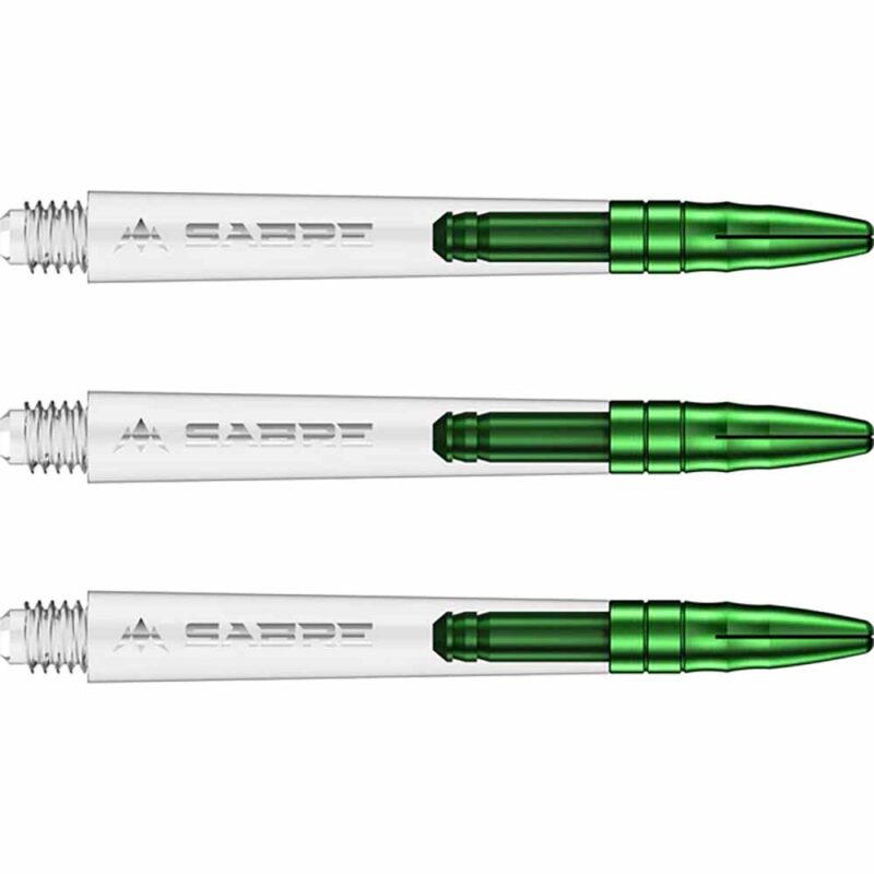 Billaresbalsalobre Cañas Mission Darts Sabre Polycarbonate Verde Transparente Intermedia 41mm S1534 - Imagen 2