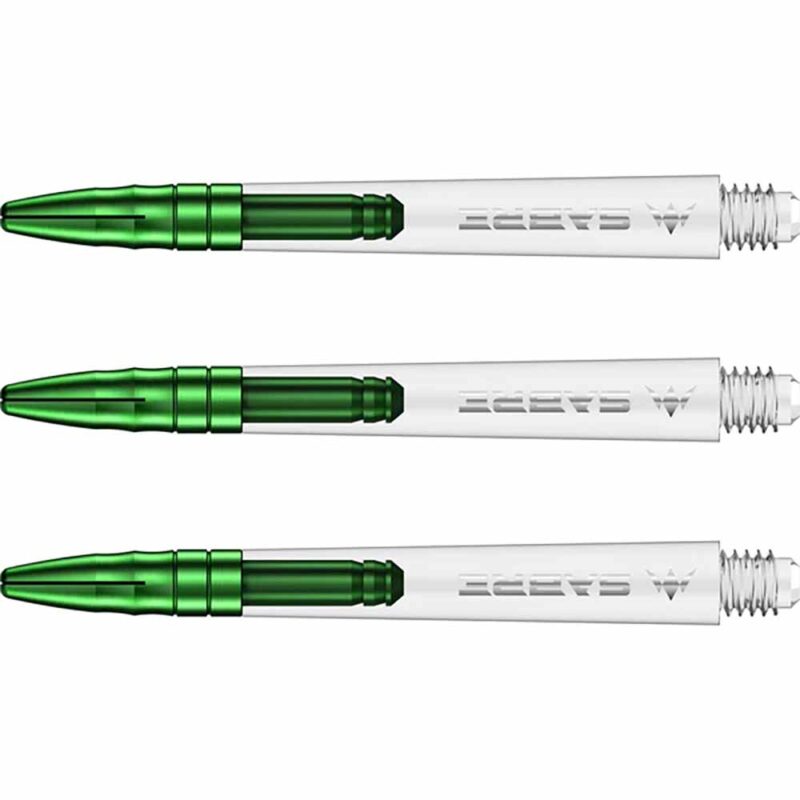 Billaresbalsalobre Cañas Mission Darts Sabre Polycarbonate Verde Transparente Intermedia 41mm S1534 - Imagen 3