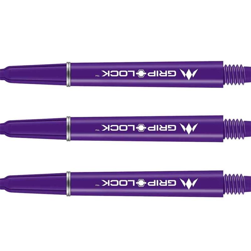 Billaresbalsalobre Cañas Mission Darts GripLock Morada Larga 48mm S1076 - Imagen 2