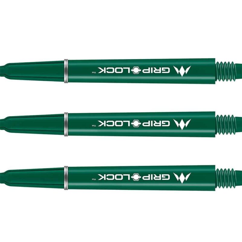 Billaresbalsalobre Cañas Mission Darts GripLock Verde Larga 48mm S1082 - Imagen 2